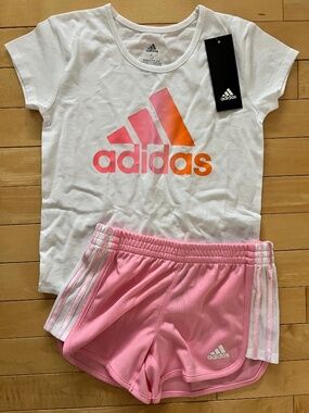 NWT Adidas sport kit (little girl)